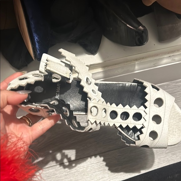 Pierre Hardy White Women's Sandals - Picture 1 of 4